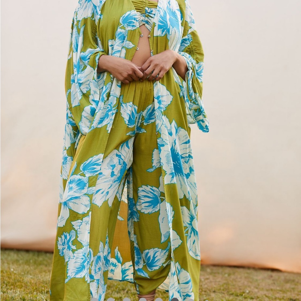 NWOT Anthropologie Printed Kimono